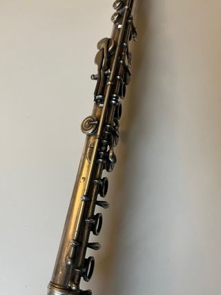 Flauta travesera antigua 1900