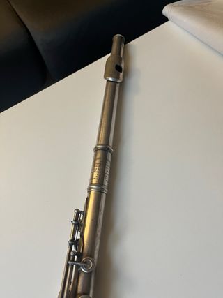 Flauta travesera antigua 1900