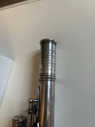 Flauta travesera antigua 1900