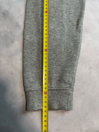 Sudadera Nike Gris con Cremallera y Capucha M