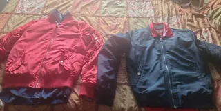 Conjunto Chaqueta y Camisa Azul/Rojo cada juego 15