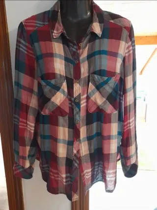 Camisa cuadros Springfield Talla 44