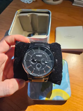 Orologio Fossil Nero e Argento