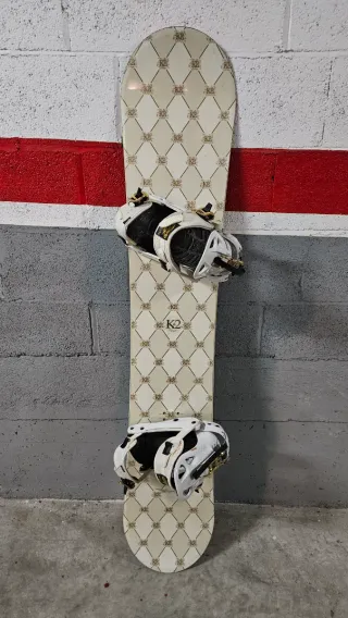 Tabla de Snowboard K2 con Fijaciones 150cm