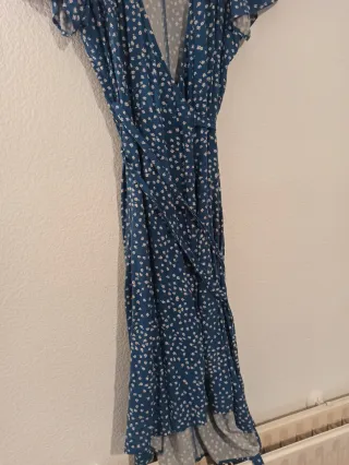 Vestido GAP floral azul talla L