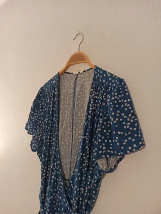 Vestido GAP floral azul talla L