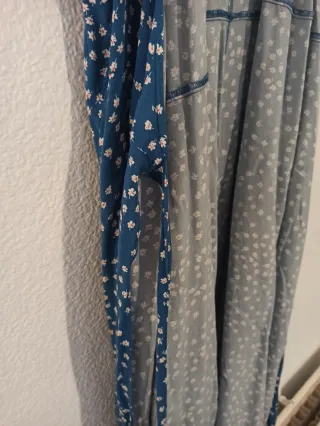 Vestido GAP floral azul talla L