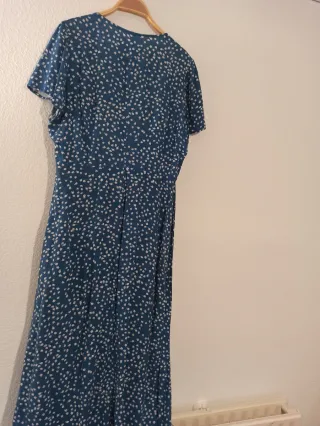 Vestido GAP floral azul talla L