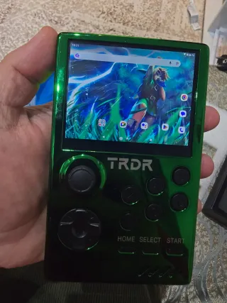 TRDR Pocket II Consola Videojuegos Verde