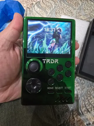 TRDR Pocket II Consola Videojuegos Verde