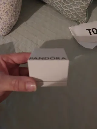 Caja Pandora Anillo/Charm Blanca