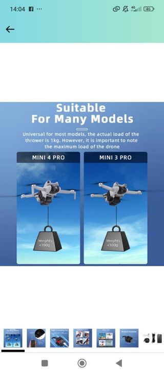 Dispositivo de lanzamiento aéreo drone