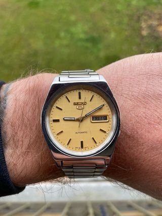 Orologio vintage Seiko 5 automatico originale