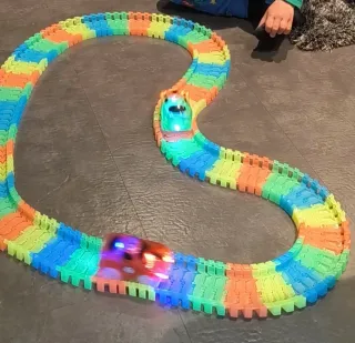 Pista de Carreras Glow Racing Set