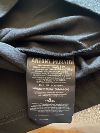 Camiseta Antony Morato Negra