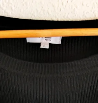 Vestido punto grueso L negro de sfera