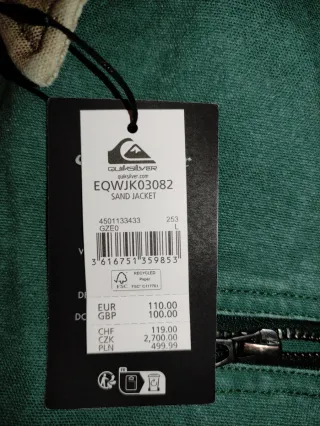 Cazadora Quiksilver acolchada mujer Talla L