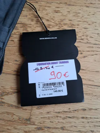 Pantalones de esquí Bench grises