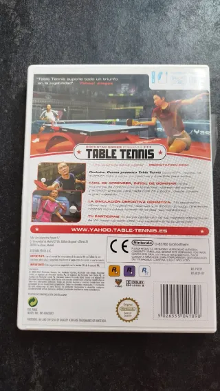 Juego Wii Table Tennis Rockstar Games