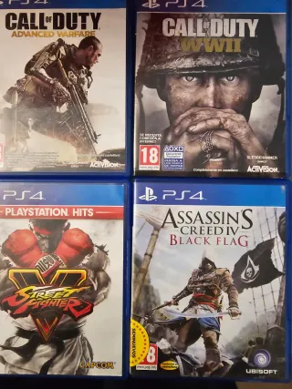 Lote 4 Juegos PS4: Call of Duty, Assassin's Creed,