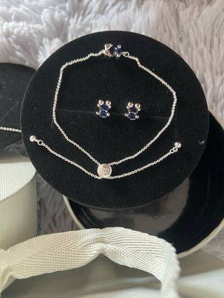 Conjunto Tous Plata y Zafiro