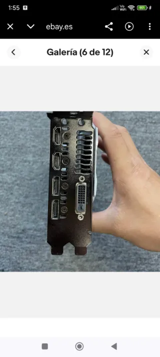 Tarjeta Gráfica Asus DUAL-GTX1060-O6G