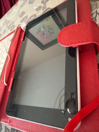 Funda Tablet Roja con Teclado USB