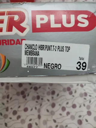 Botas de seguridad Panter Talla 39