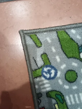 Alfombra infantil de tela para jugar