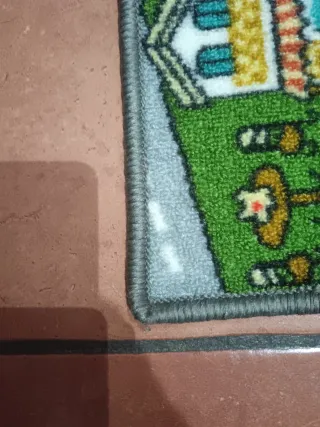 Alfombra infantil de tela para jugar