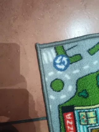 Alfombra infantil de tela para jugar