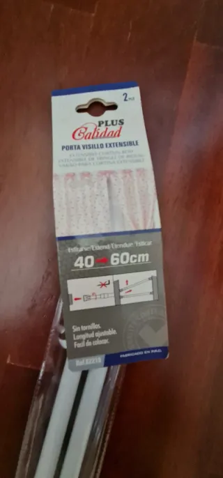 Barra extensible portavisillos