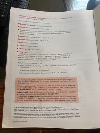 libro matemáticas 2 ESO 2 trimestre