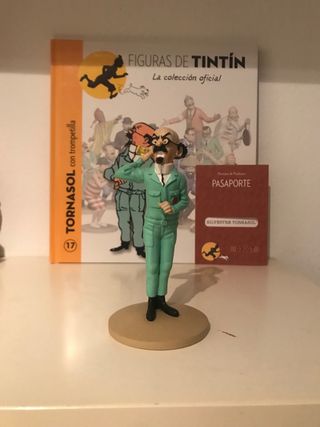 Figura Tintin - Profesor Tornasol con trompetilla
