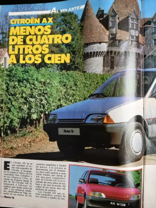 Revista automovilismo Motor 16 num 152 sept 1986