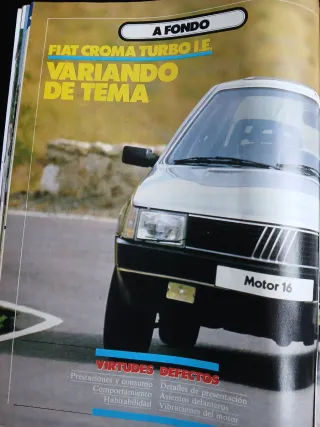 Revista automovilismo Motor 16 num 152 sept 1986