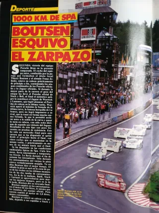 Revista automovilismo Motor 16 num 152 sept 1986