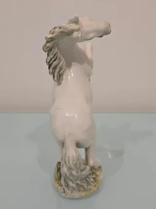 Figura Caballo Porcelana Vintage Europea