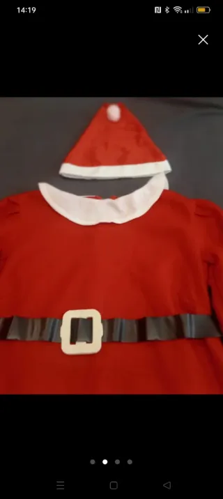 Disfraz Papá Noel Talla S/M solo 1 puesta