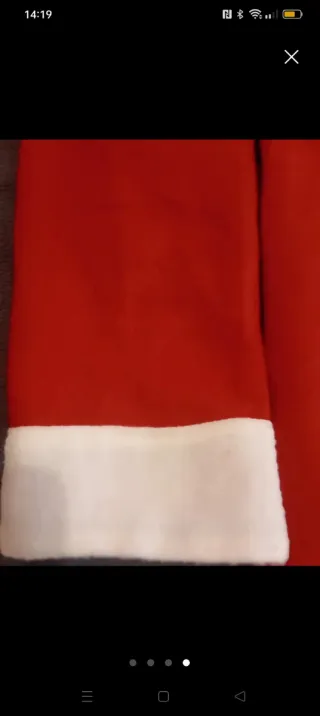 Disfraz Papá Noel Talla S/M solo 1 puesta