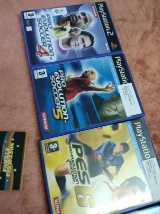 Lote Juegos PS2: FIFA, PES, UEFA, Manager