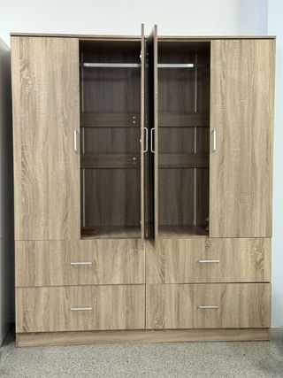 Armario 4 puertas con espejo- envio gratis