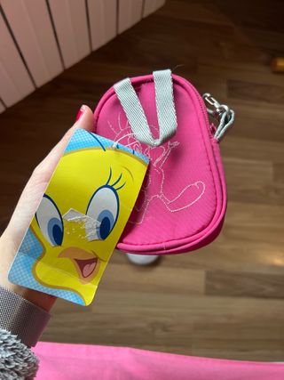 Monedero Piolín Looney Tunes Rosa