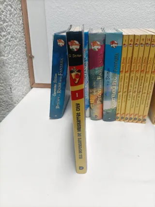 15 Libros Geronimo Stilton,14 Catalán 1 Español