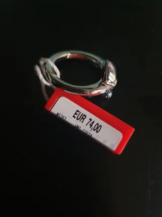 Anillo Miss Sixty Calavera Plata Negra