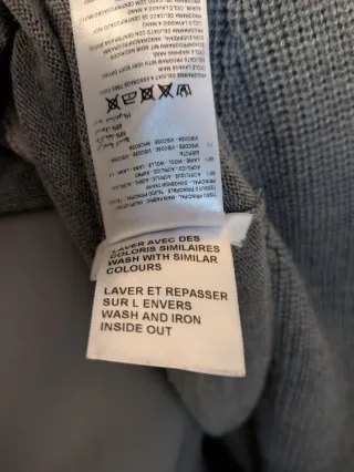 Jersey Kookai cuello relieve 49% lana gris