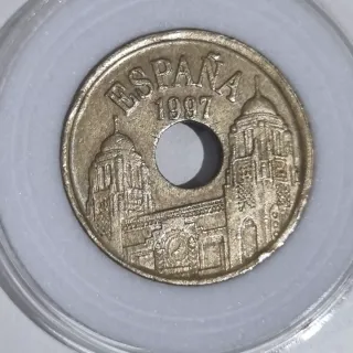 Moneda 25 Pesetas España 1997 Melilla