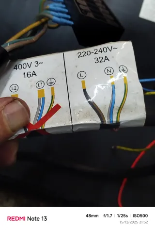 Cavo di collegamento per piani cottura in vetroceramica e modulo