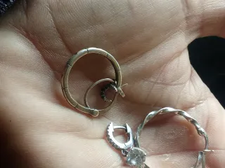 Lote pendientes plata 925