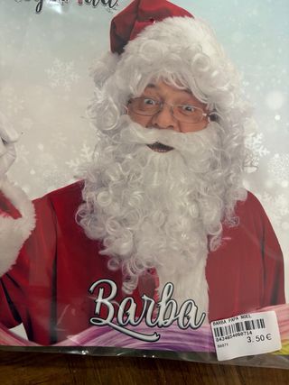 Disfraz Papá Noel Hombre Talla S M L XL